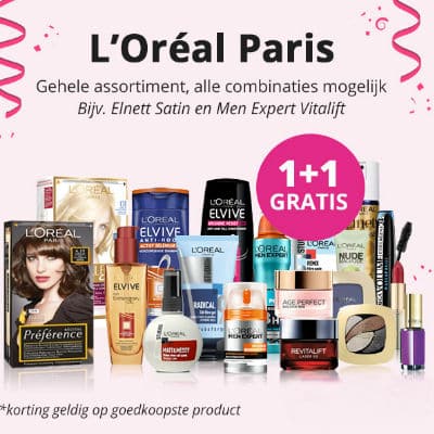 1+1 L'Oréal Paris GRATIS