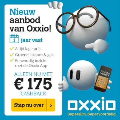 175 Euro Cashback bij Oxxio