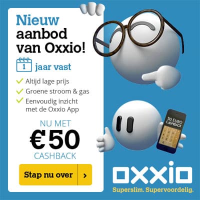 50 Euro Cashback Bij Oxxio