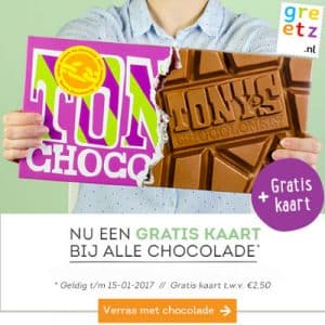 Verstuur een gratis kaart bij Chocola