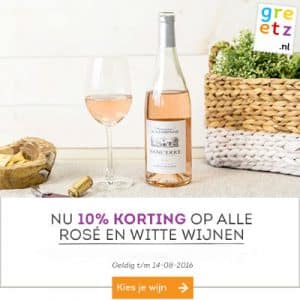 Korting Rosé en Witte wijnen