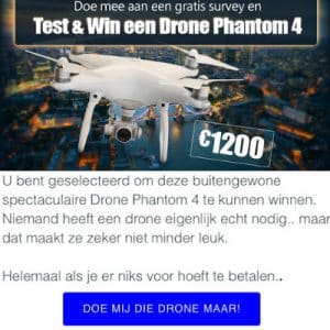 Test en win de Drone Phantom 4