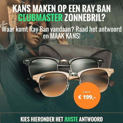 Win een Ray-Ban Clubmaster