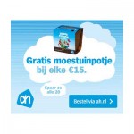 Gratis moestuinpotje Albert Heijn